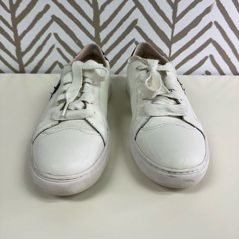 Kate Spade Fez Black White Polka Dot Sneakers Size 9 - Picture 2 of 7